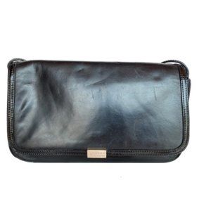 Lauren by Ralph Lauren Handbag Patent and Nappa Leather Black